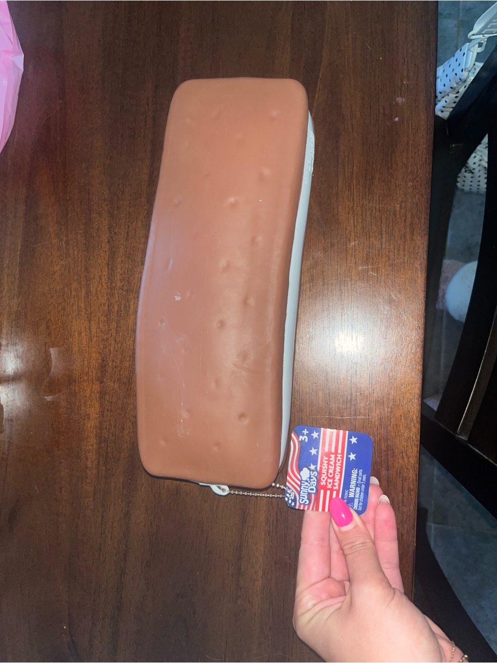 Jumbo icecream sandwhich squishy